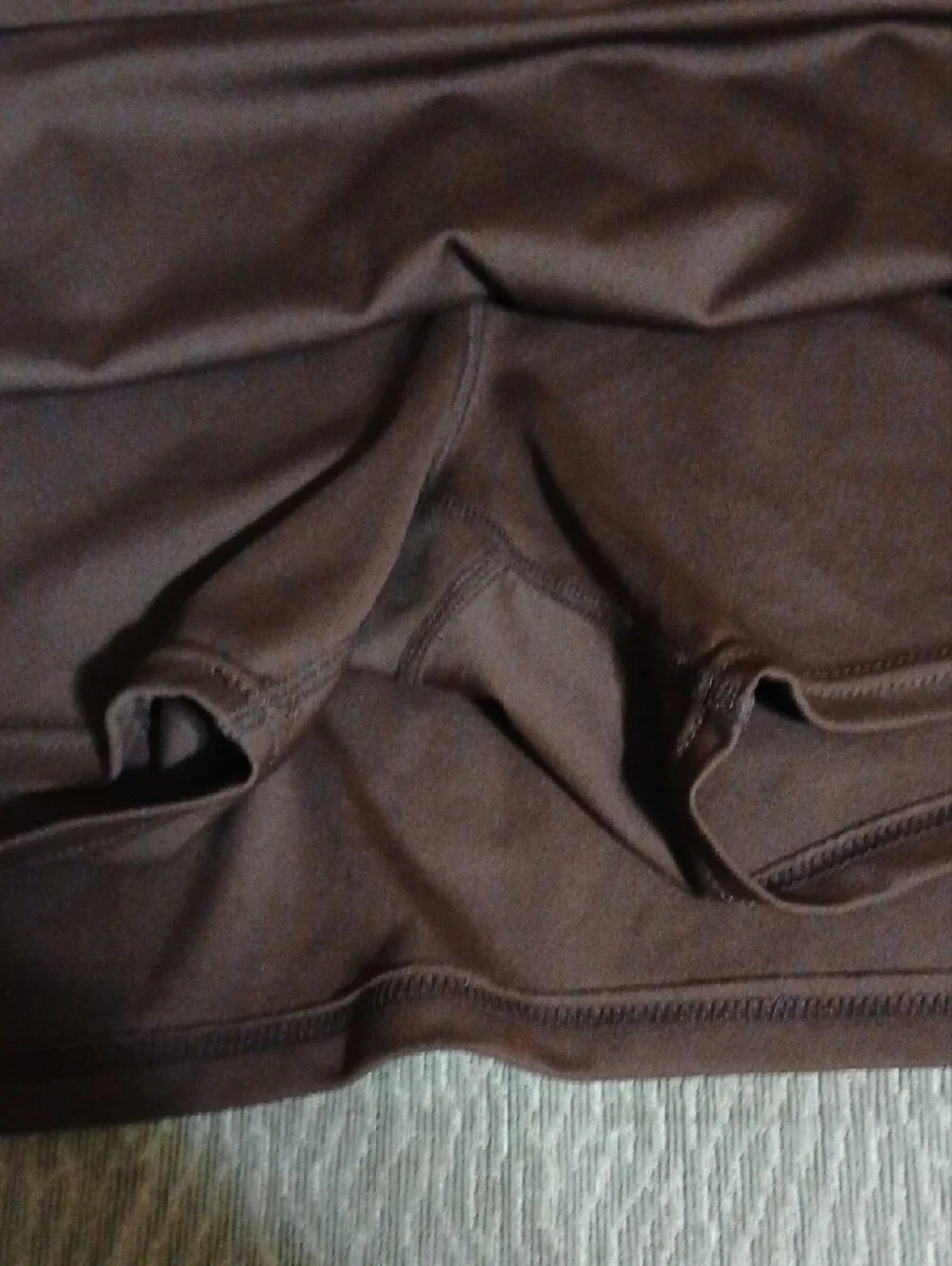 Classic Brown Mini Skort - Casual Everyday Style